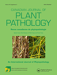Cover image for Canadian Journal of Plant Pathology, Volume 43, Issue sup2, 2021