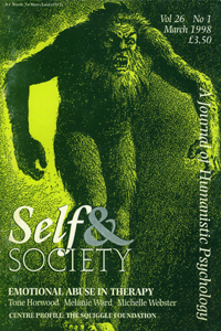 Cover image for Self & Society, Volume 26, Issue 1, 1998