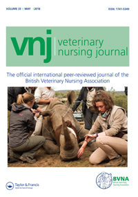 Cover image for Veterinary Nursing Journal, Volume 33, Issue 5, 2018