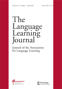 Cover image for The Language Learning Journal, Volume 50, Issue 2, 2022