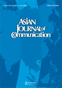 Cover image for Asian Journal of Communication, Volume 33, Issue 3, 2023
