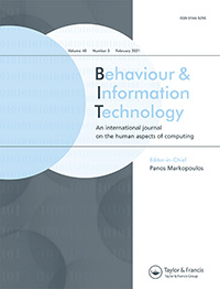 Cover image for Behaviour & Information Technology, Volume 40, Issue 3, 2021