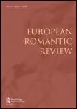 Cover image for European Romantic Review, Volume 8, Issue 1, 1997