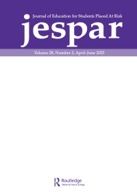 Cover image for Journal of Education for Students Placed at Risk (JESPAR), Volume 28, Issue 2, 2023