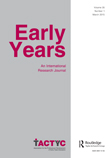 Cover image for Early Years, Volume 35, Issue 1, 2015