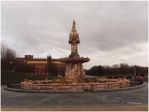 Figure 9. The Doulton Fountain was originally erected in Kelvingrove Park for the Glasgow International Exhibition of 1888. It was moved to Glasgow Green, where it remains, in 1890. Photograph courtesy of Paul Twynam.