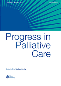 Cover image for Progress in Palliative Care, Volume 23, Issue 6, 2015