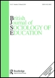 Cover image for British Journal of Sociology of Education, Volume 30, Issue 6, 2009
