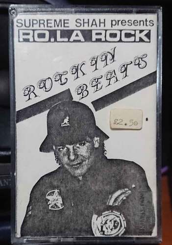 Figure 1. Rockin Beats by Ro.La Rock, Cassette, 1988: Photograph courtesy of Rola.