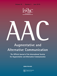 Cover image for Augmentative and Alternative Communication, Volume 35, Issue 2, 2019