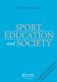 Cover image for Sport, Education and Society, Volume 21, Issue 3, 2016