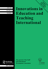 Cover image for Innovations in Education and Teaching International, Volume 59, Issue 3, 2022