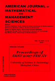 Cover image for American Journal of Mathematical and Management Sciences, Volume 30, Issue 1-2, 2010