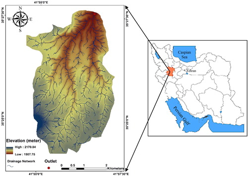 Figure 1. The location of the study area.