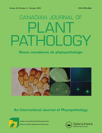 Cover image for Canadian Journal of Plant Pathology, Volume 44, Issue 5, 2022