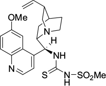 Figure 44 A quinine-derived bifunctional amine-thiourea catalyst bearing sulfonamide.
