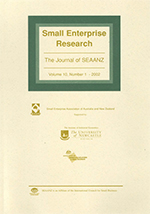 Cover image for Small Enterprise Research, Volume 10, Issue 1, 2002
