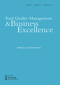 Cover image for Total Quality Management & Business Excellence, Volume 33, Issue 3-4, 2022