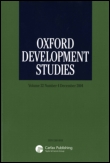 Cover image for Oxford Development Studies, Volume 37, Issue 4, 2009