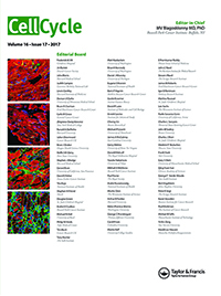 Cover image for Cell Cycle, Volume 16, Issue 17, 2017