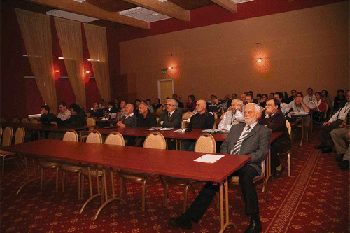 Figure 1. Participants at the 18th Conference on Liquid Crystals in Augustów, Poland, a biannual meeting organised by members of the Polish Liquid Crystal Society.