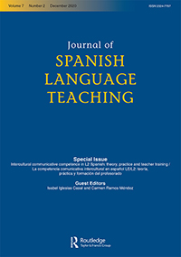 Cover image for Journal of Spanish Language Teaching, Volume 7, Issue 2, 2020