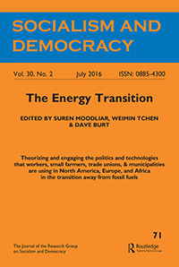 Cover image for Socialism and Democracy, Volume 30, Issue 2, 2016