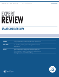 Cover image for Expert Review of Anticancer Therapy, Volume 16, Issue 2, 2016