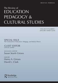 Cover image for Review of Education, Pedagogy, and Cultural Studies, Volume 40, Issue 1, 2018