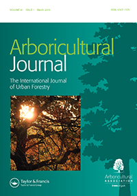 Cover image for Arboricultural Journal, Volume 41, Issue 1, 2019