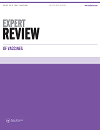 Cover image for Expert Review of Vaccines, Volume 20, Issue 7, 2021