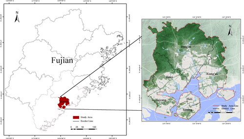 Figure 1. Location of Xiamen City.