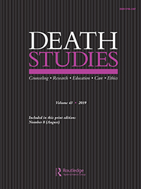 Cover image for Death Studies, Volume 43, Issue 8, 2019