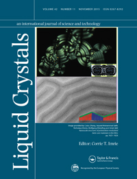 Cover image for Liquid Crystals, Volume 42, Issue 11, 2015