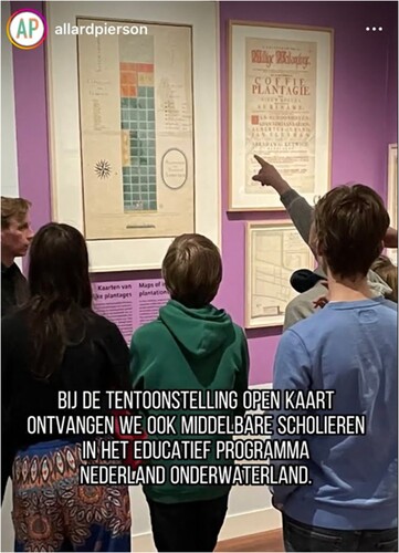 Fig. 11. Education: Curators developed lessons and tours for children and elementary school, high school, and university students.