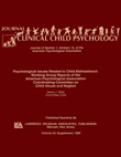 Cover image for Journal of Clinical Child & Adolescent Psychology, Volume 24, Issue sup1, 1995