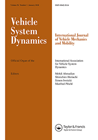 Cover image for Vehicle System Dynamics, Volume 56, Issue 1, 2018