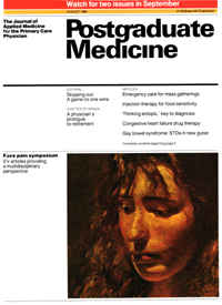 Cover image for Postgraduate Medicine, Volume 76, Issue 2, 1984