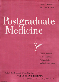 Cover image for Postgraduate Medicine, Volume 15, Issue 1, 1954