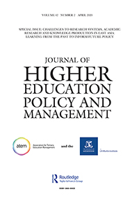 Cover image for Journal of Higher Education Policy and Management, Volume 42, Issue 2, 2020