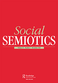 Cover image for Social Semiotics, Volume 30, Issue 5, 2020