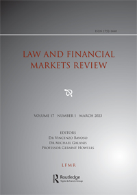 Cover image for Law and Financial Markets Review, Volume 17, Issue 1, 2023
