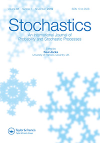 Cover image for Stochastics, Volume 91, Issue 7, 2019