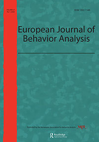 Cover image for European Journal of Behavior Analysis, Volume 21, Issue 1, 2020