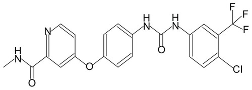 Figure 1 Chemical structure of sorafenib.