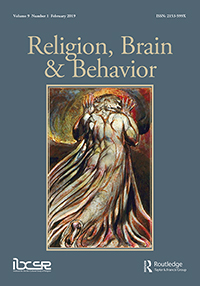 Cover image for Religion, Brain & Behavior, Volume 9, Issue 1, 2019
