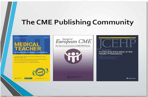Figure 12. CME Journals [Citation16].