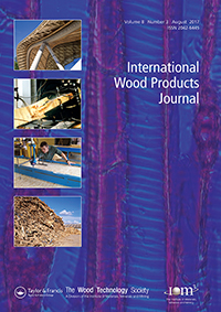 Cover image for International Wood Products Journal, Volume 8, Issue 3, 2017