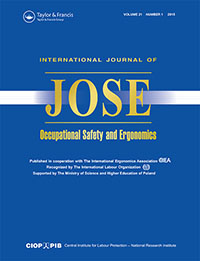 Cover image for International Journal of Occupational Safety and Ergonomics, Volume 21, Issue 1, 2015