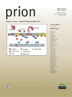 Cover image for Prion, Volume 5, Issue 1, 2011